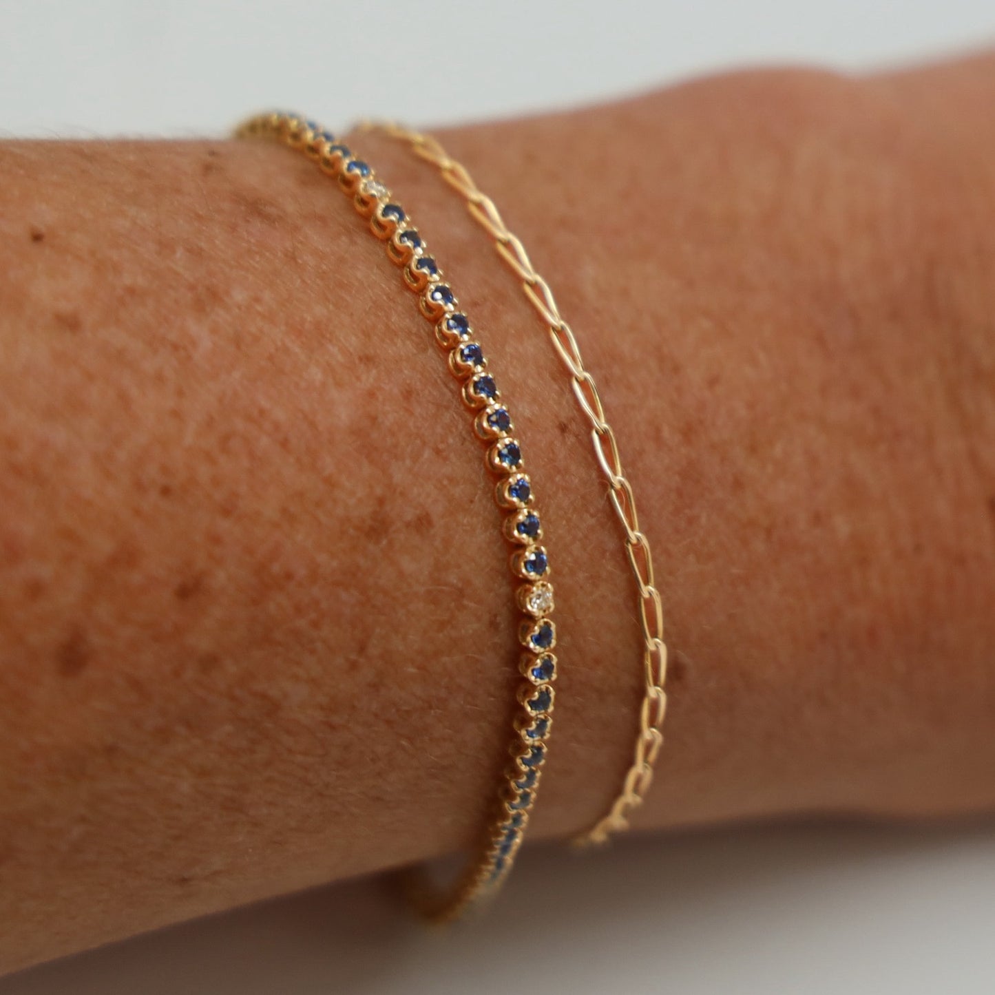 PULSERA TENNIS ZAFIRO