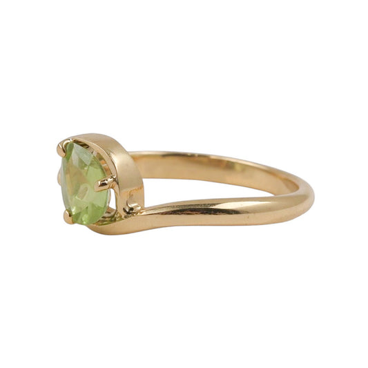 ANILLO PINKY PERIDOTO