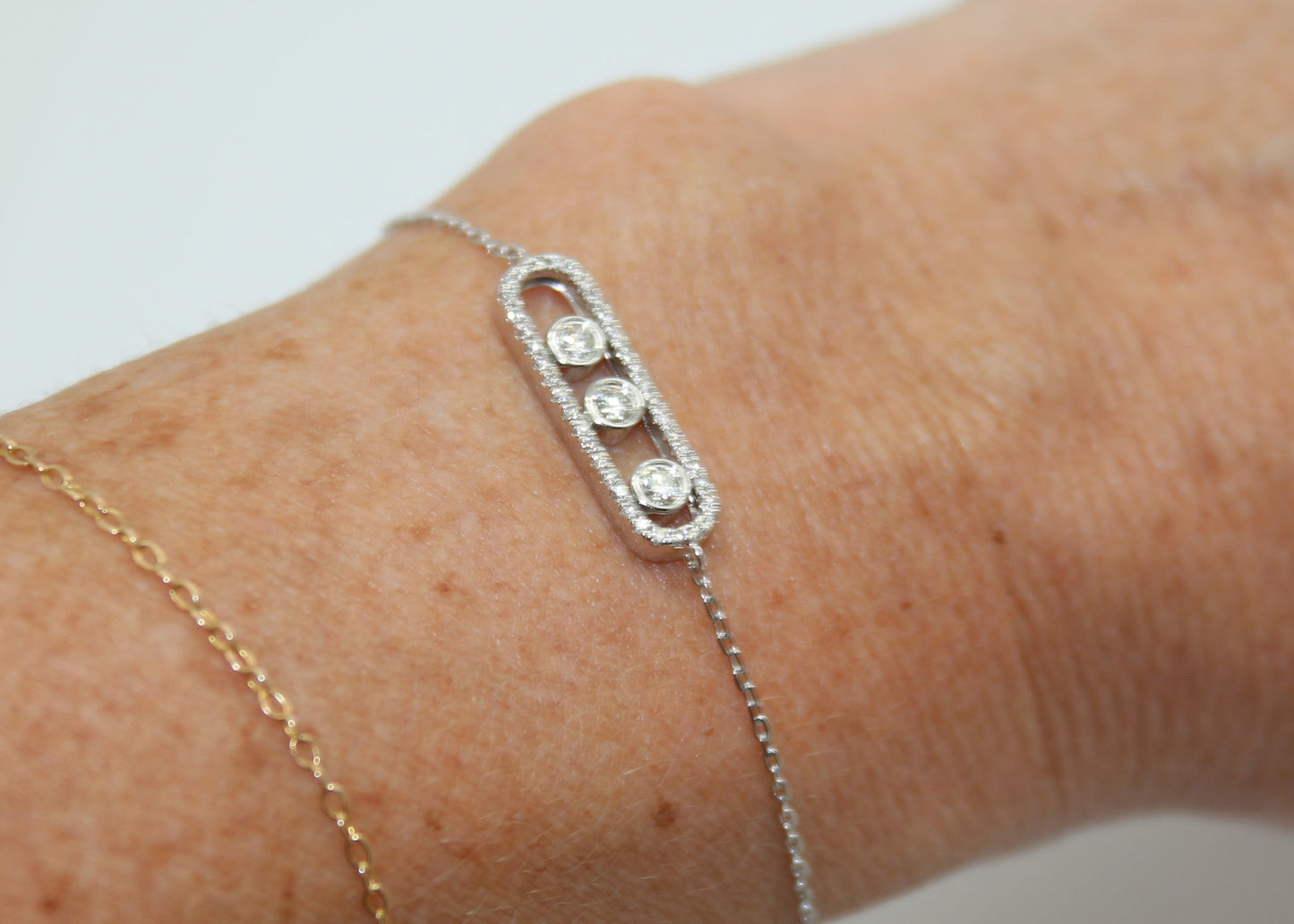 PULSERA ORO BLANCO