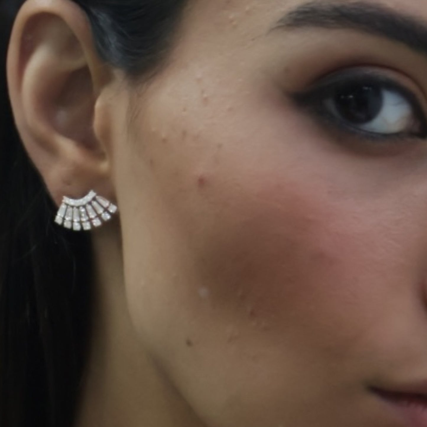 ARETES GARRA DIAMANTES