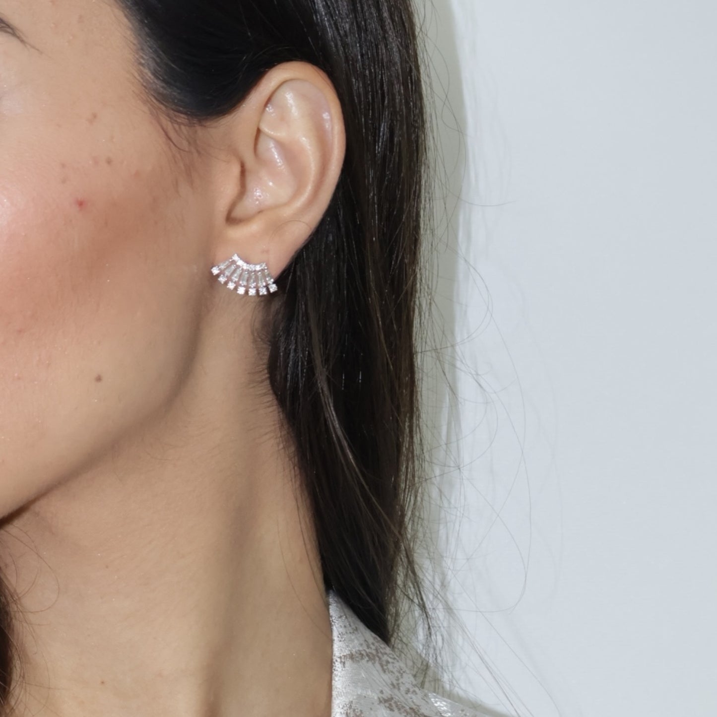ARETES GARRA DIAMANTES