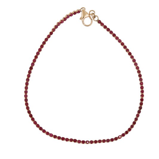 PULSERA TENNIS 1.50 CT RUBI