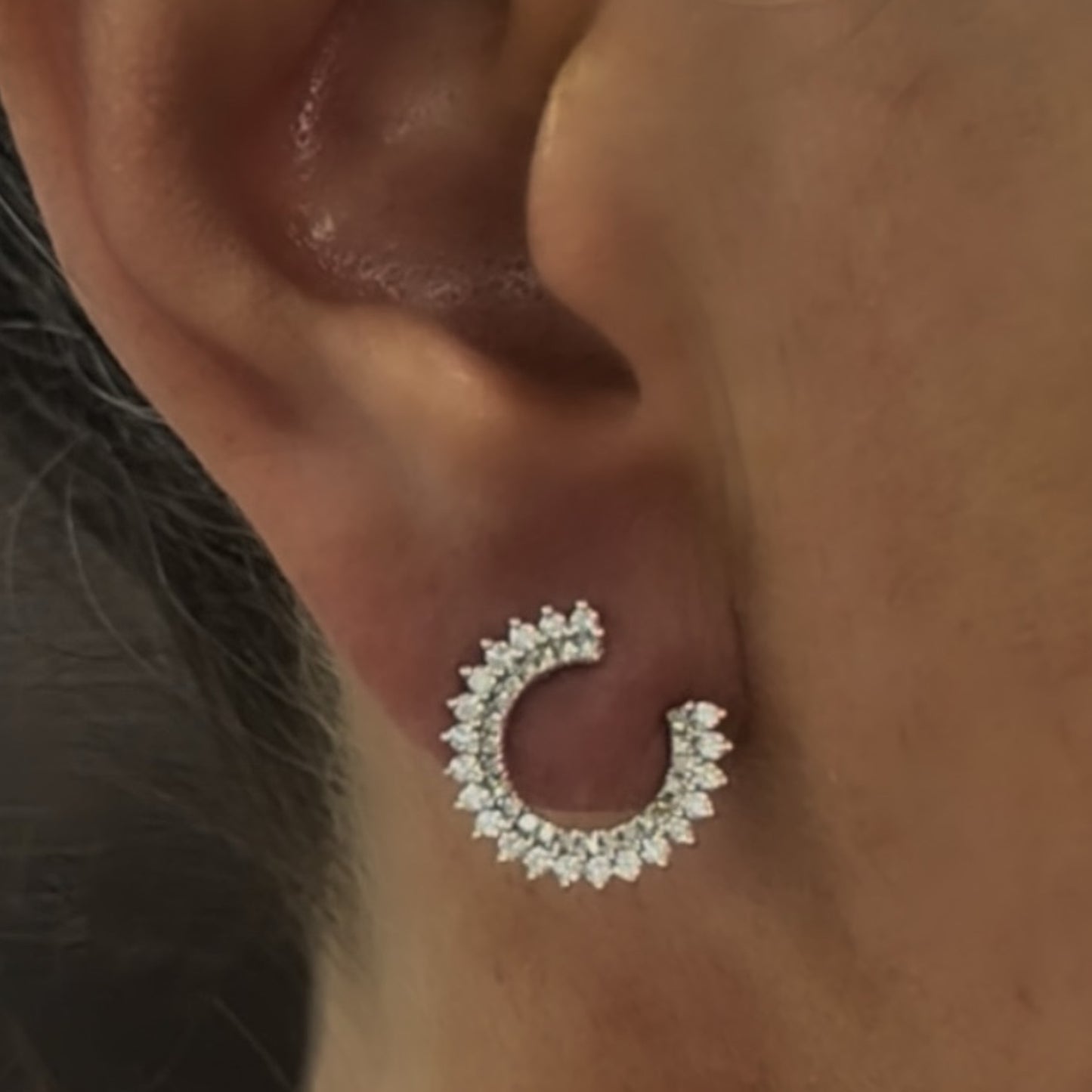 ARETES HOJA DIAMANTES