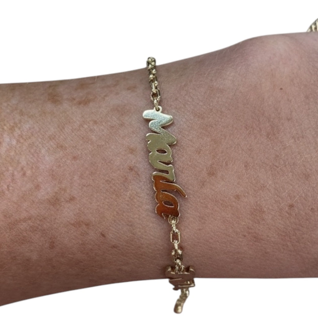 PULSERA 3 NOMBRES