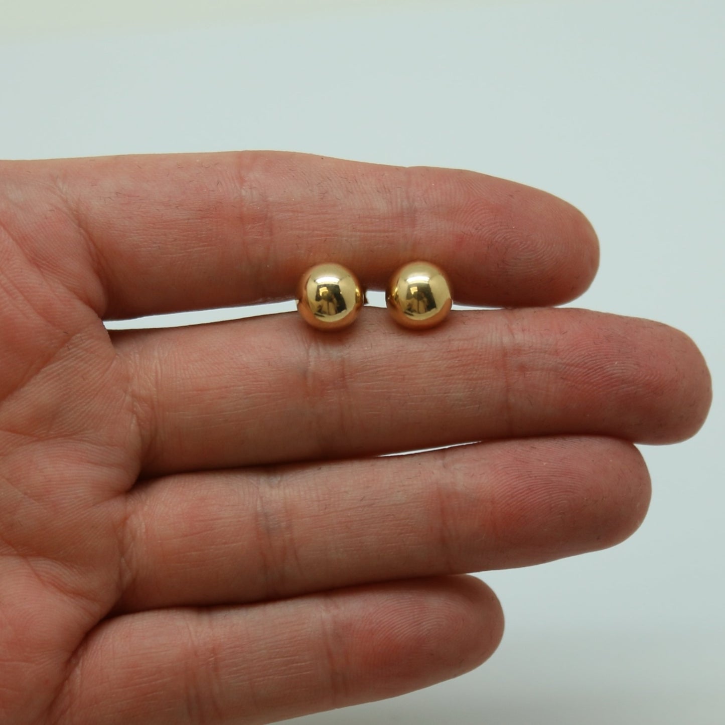 ARETES BOLA ORO