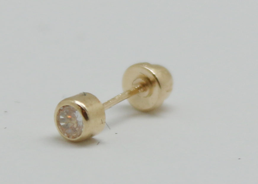 PIERCING BISEL CIRCONIA ORO