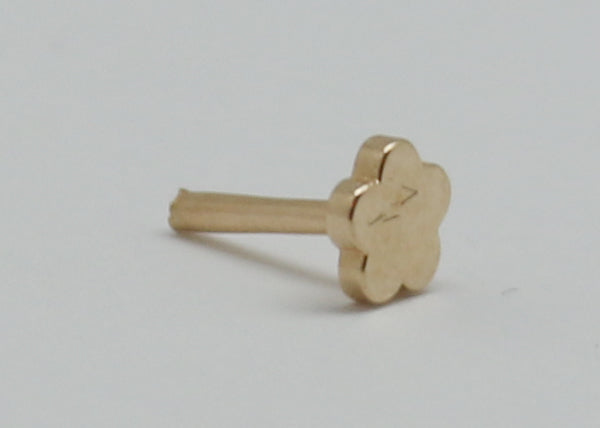 PIERCING CROWLER CIRCONIAS ORO