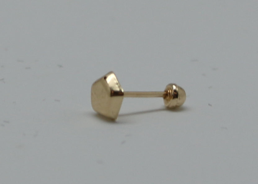 PIERCING REDONDO FLOR ORO
