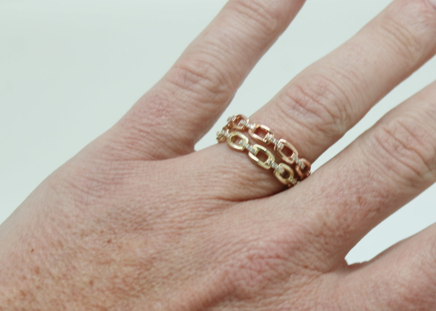 ANILLO LINKS DIAMANTES