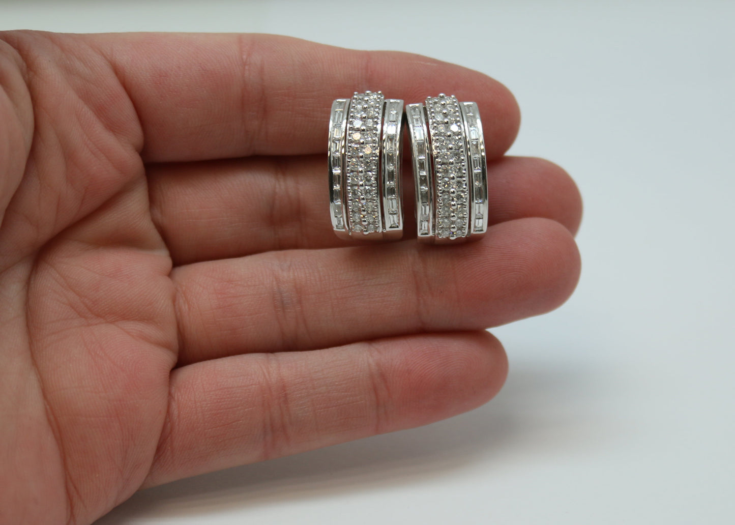 ARETES RECTANGULARES DIAMANTES