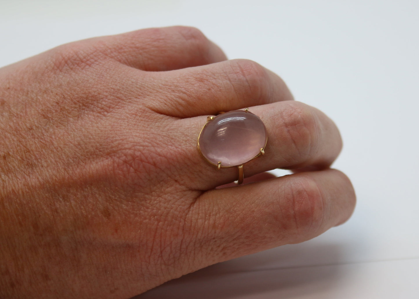 ANILLO CUARZO ROSA