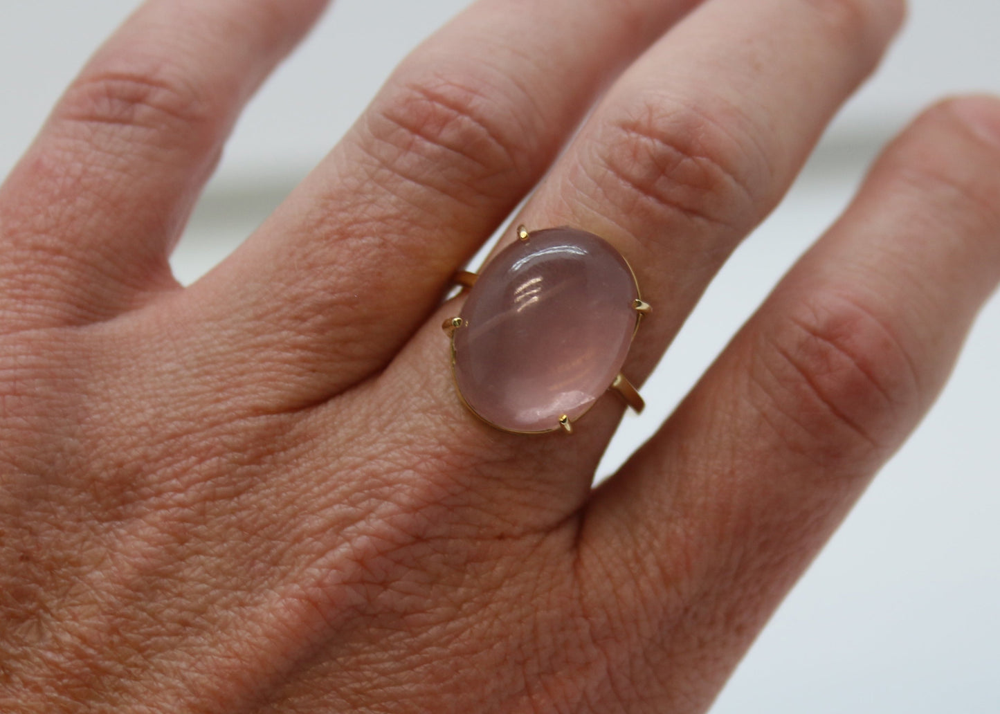 ANILLO CUARZO ROSA