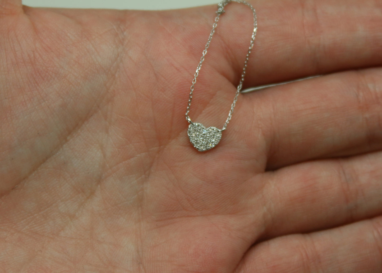 COLLAR CORAZON DIAMANTES