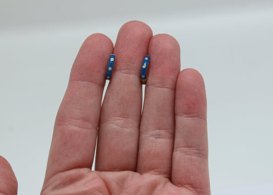 ARRACADAS ESMALTE DIAMANTE