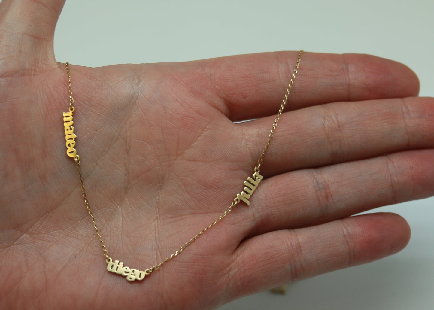 COLLARES 3 NOMBRES (SOBRE PEDIDO)