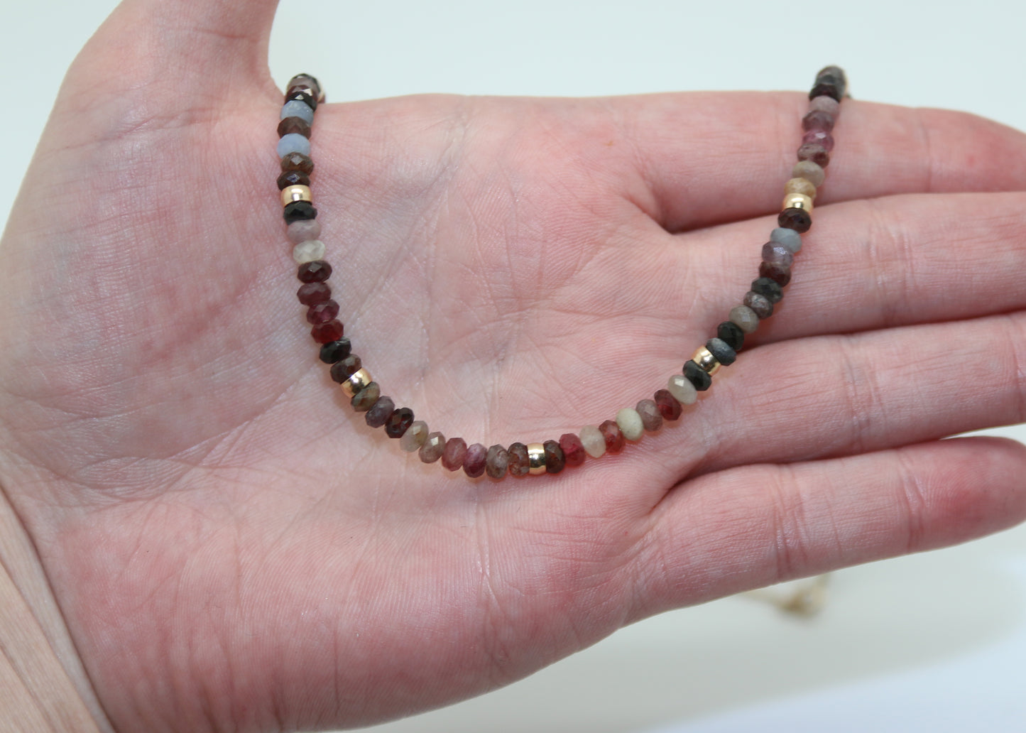 COLLAR BIRTHSTONE LABRADORITA