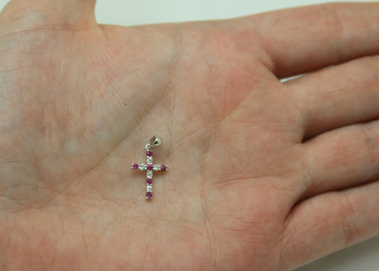 CRUZ ORO BLANCO RUBI