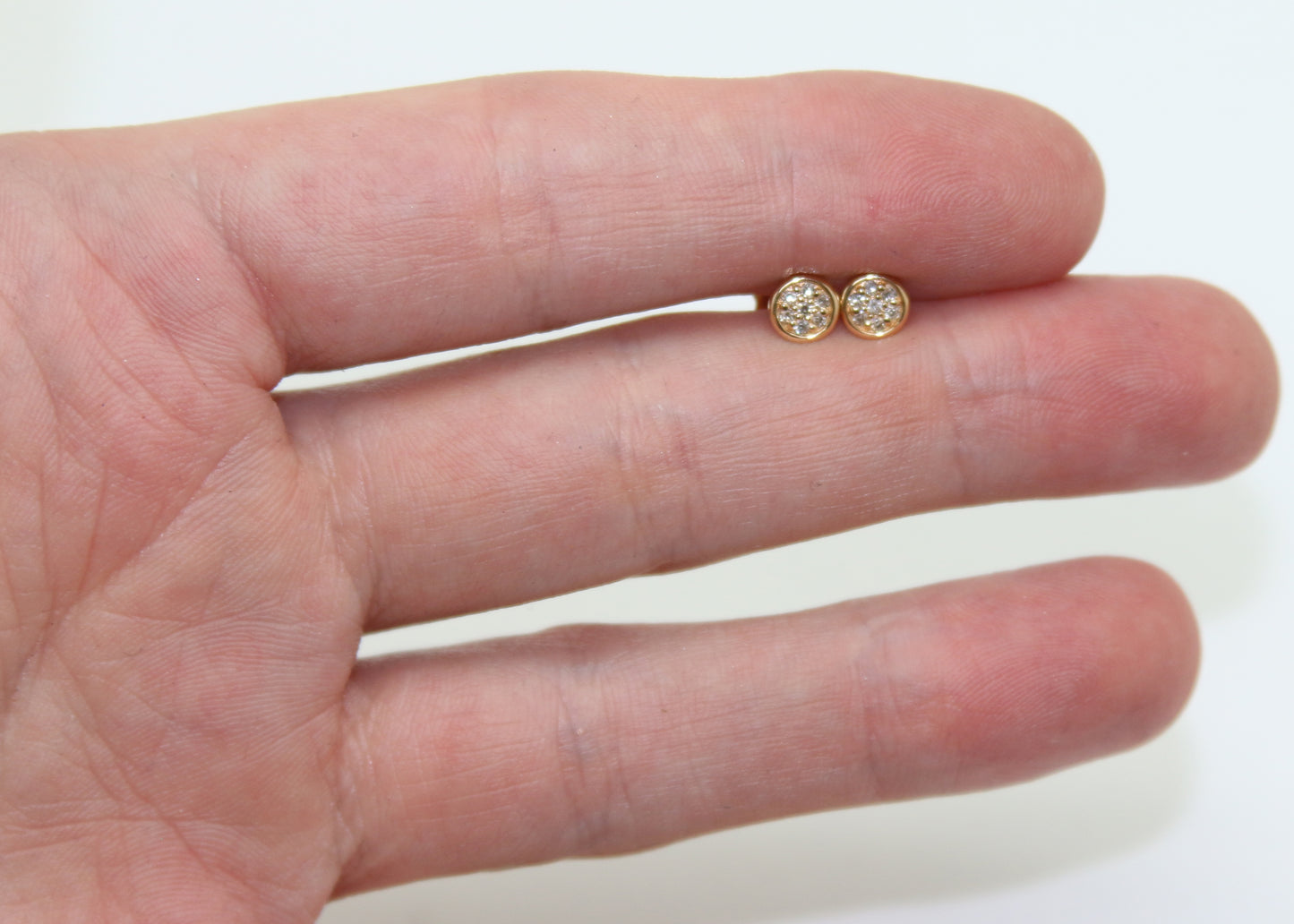 ARETES BISEL DIAMANTES
