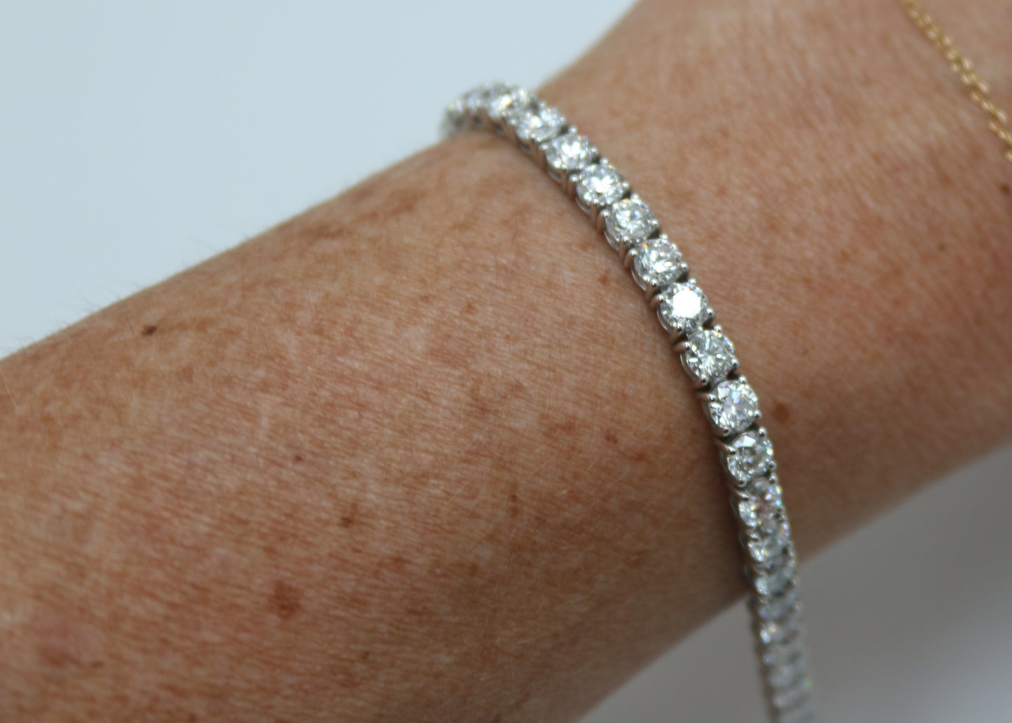 PULSERA TENNIS 10.00 CT BISEL LAB GROWN