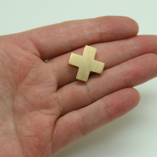 CRUZ LATINA ORO AMARILLO