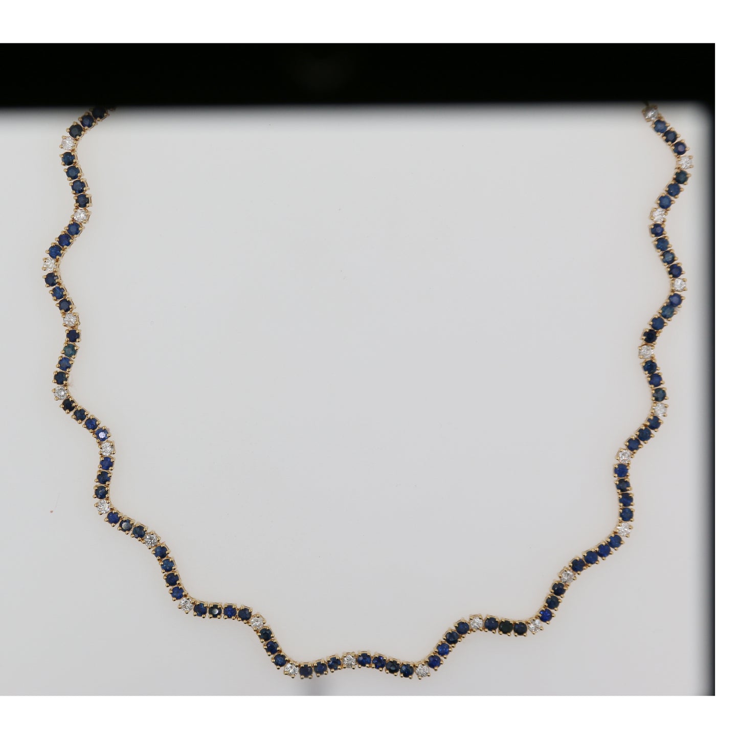 COLLAR WAVY ZAFIRO