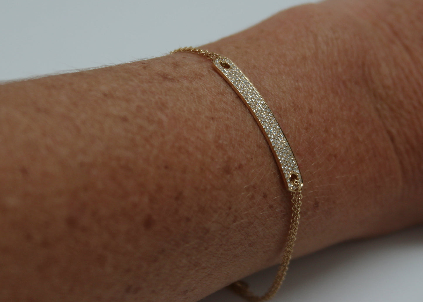 PULSERA BARRA DIAMANTES
