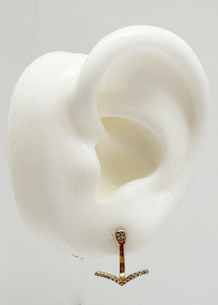 ARETES ANCLA DIAMANTES