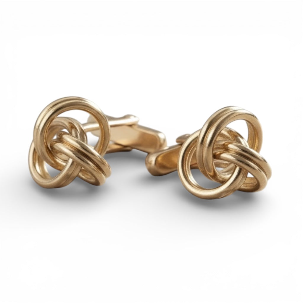 MANCUERNILLAS NUDO ORO