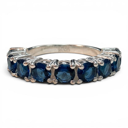ANILLO LONDON BLUE PLATA