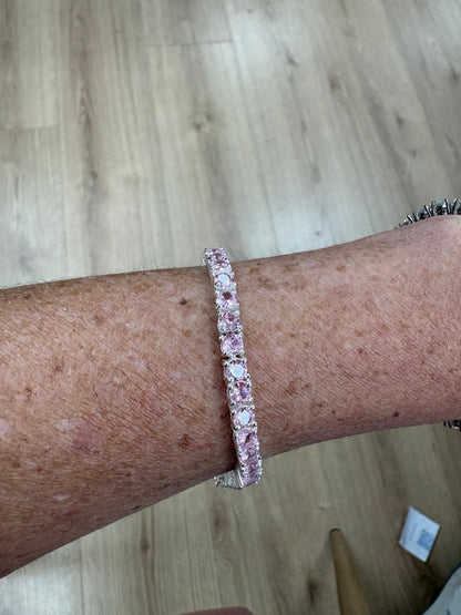 PULSERA PLATA KUNZITA