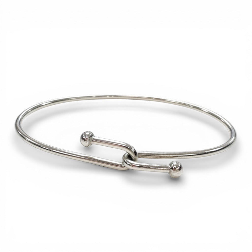 PULSERA ENTRELAZADA PLATA