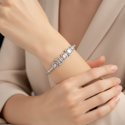 BANGLE MULTISHAPE DIAMANTES