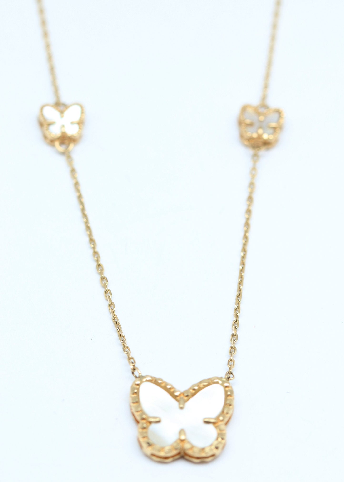 COLLAR MARIPOSA MADRE PERLA