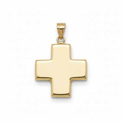 CRUZ LATINA ORO AMARILLO CHICA