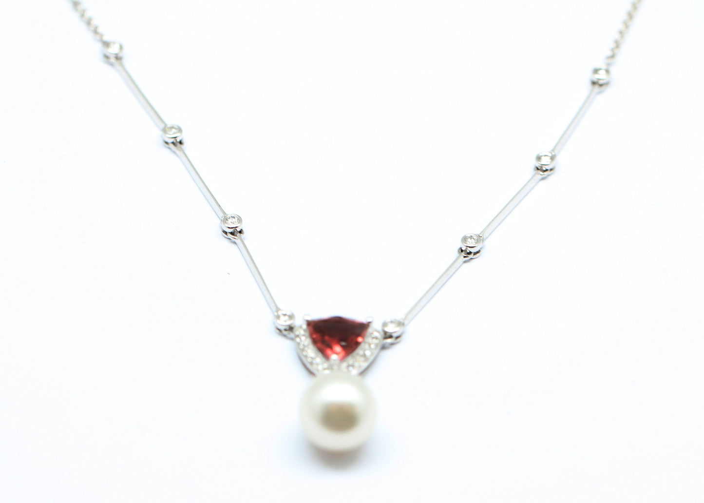 COLLAR PERLA ZAFIRO ROSA