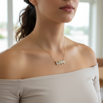 COLLAR DIAMANTES LAB PERSONALIZADO