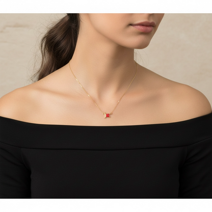 COLLAR BANDERA NÁUTICA ESMALTE