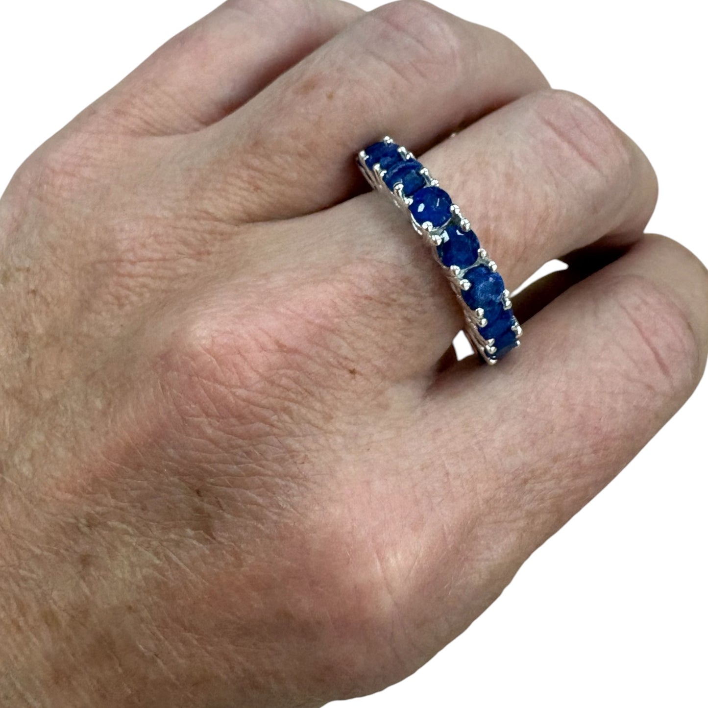 ANILLO ZAFIRO PLATA