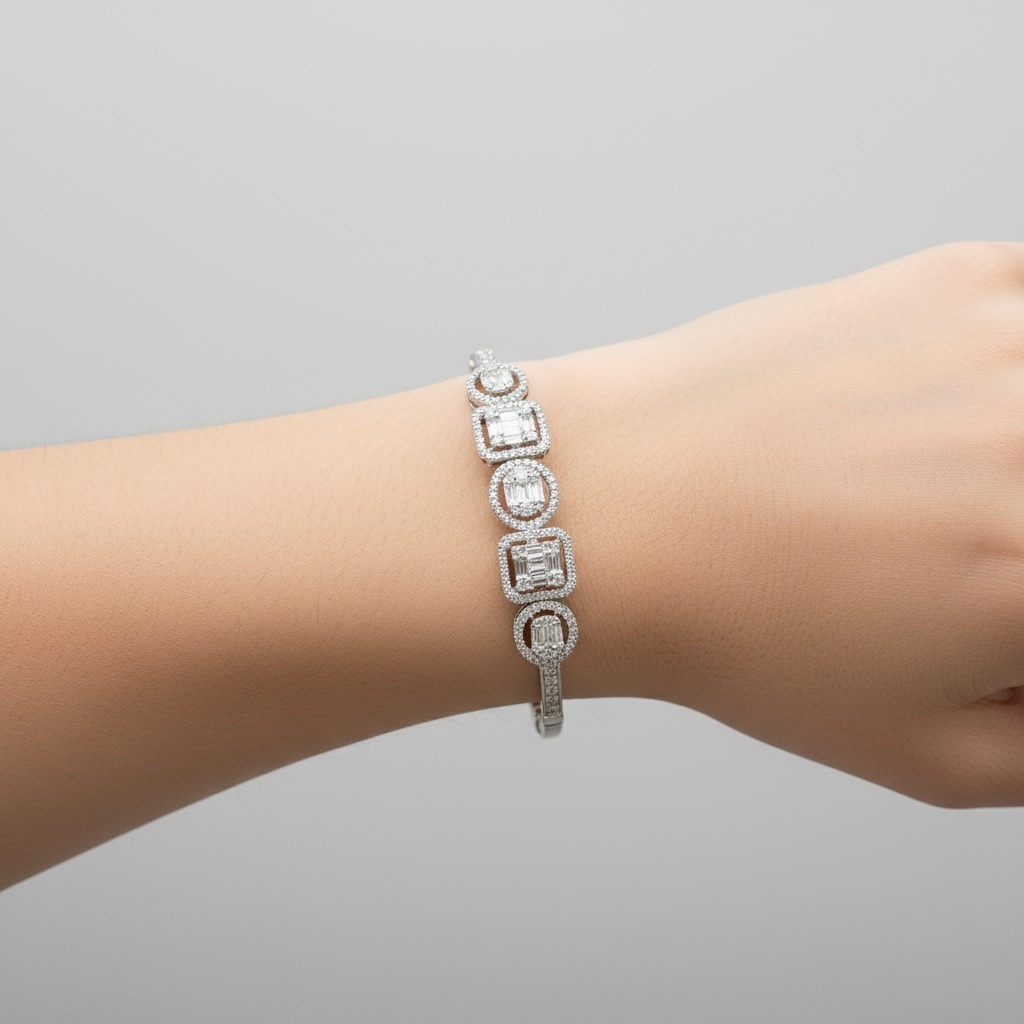BANGLE MULTISHAPE DIAMANTES
