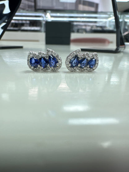 ARETES GOTA ZAFIRO
