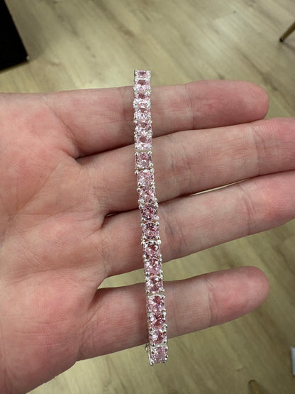 PULSERA PLATA KUNZITA