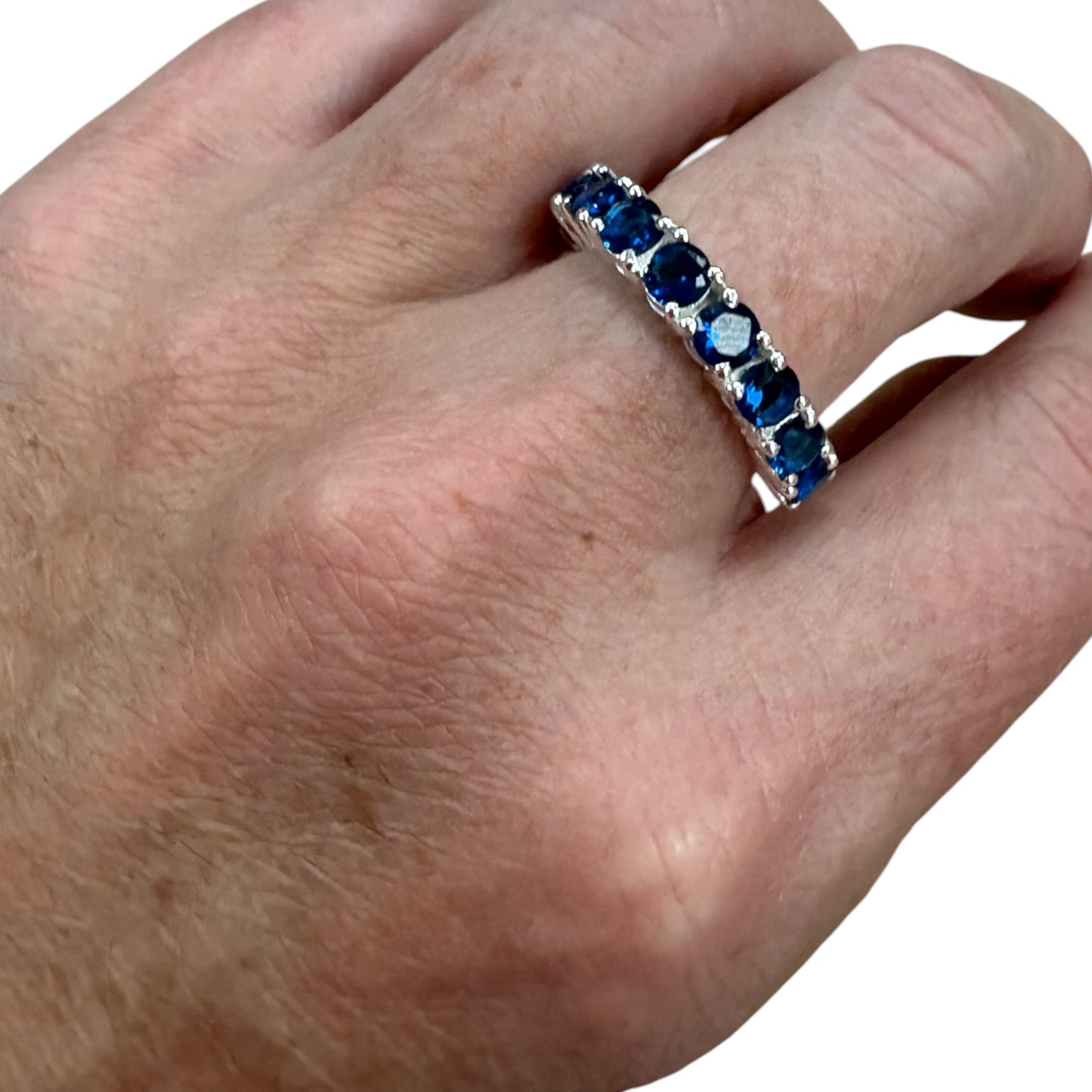 ANILLO LONDON BLUE PLATA