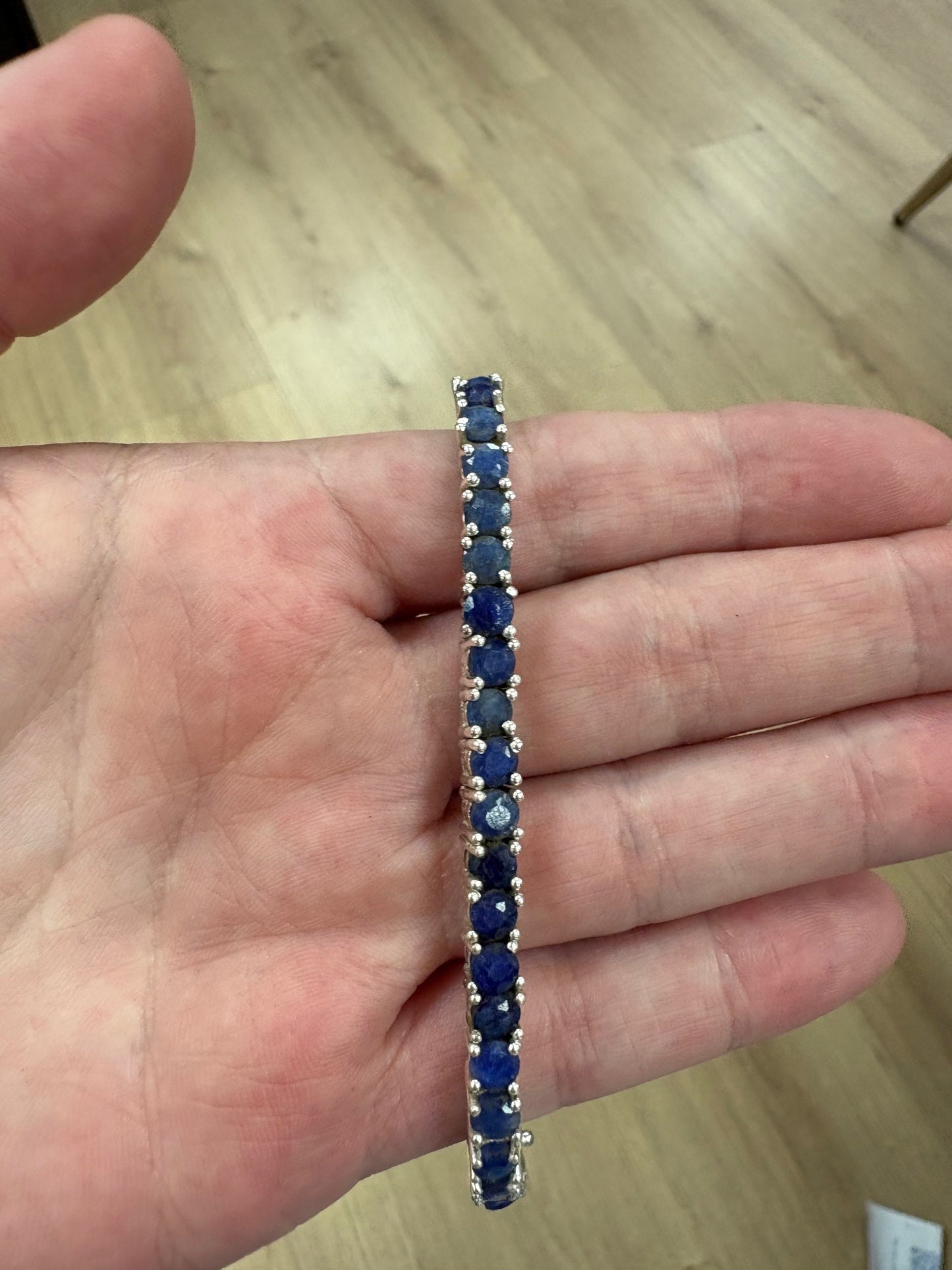 PULSERA PLATA ZAFIRO