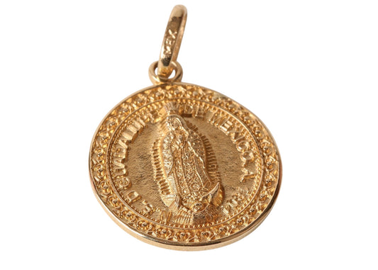 MEDALLA GUADALUPANA ORO