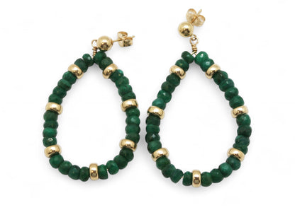 ARETES BEADS ESMERALDA