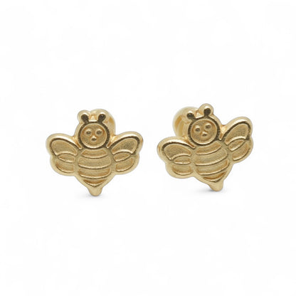 ARETES ABEJA ORO