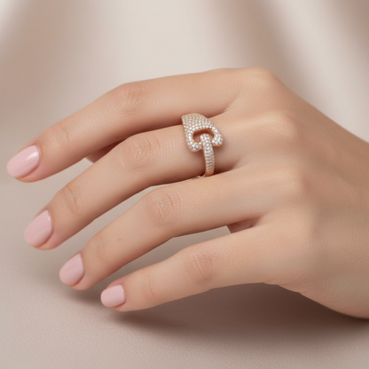 ANILLO UNIDO DIAMANTES