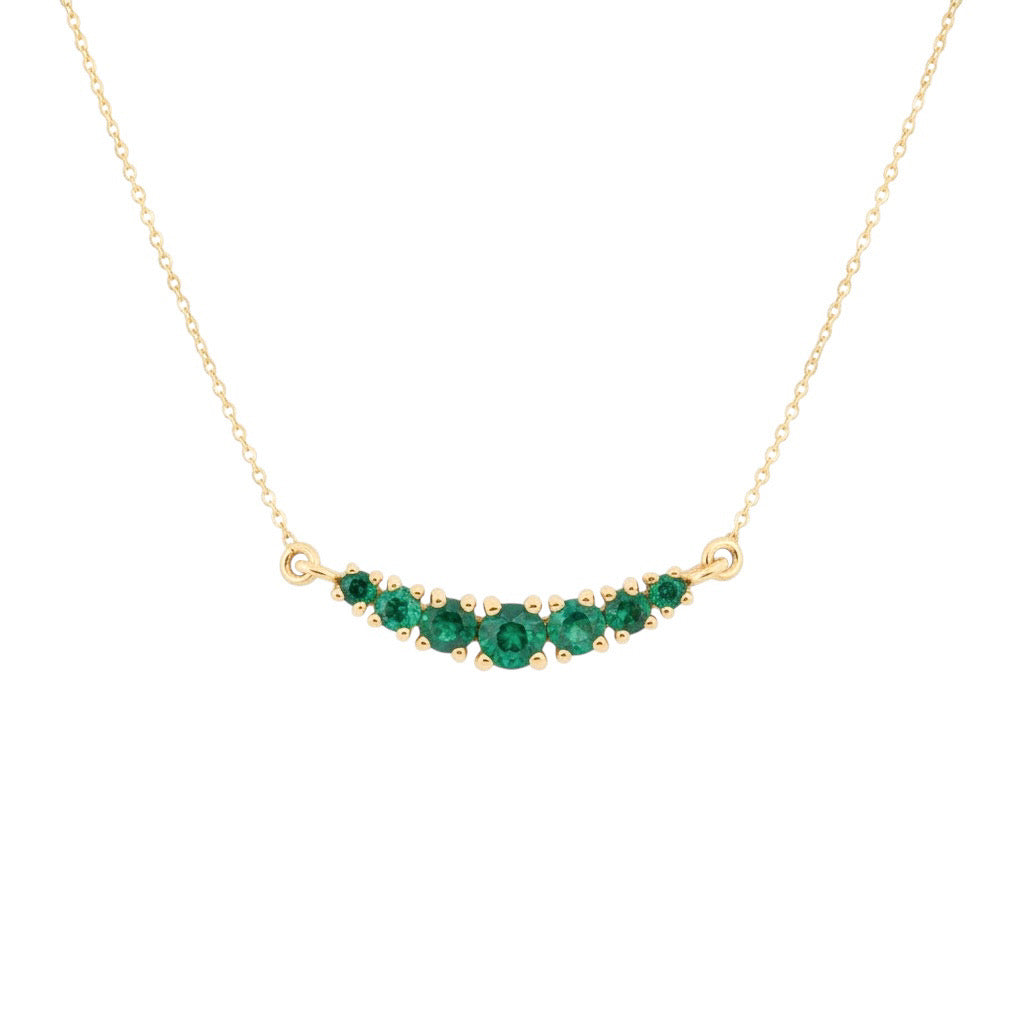 COLLAR ESMERALDA SONRISA