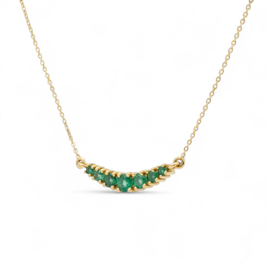 COLLAR ESMERALDA SONRISA