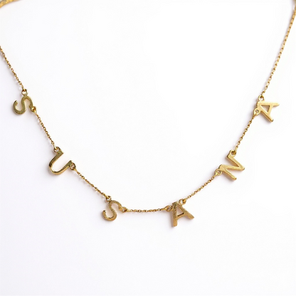 COLLAR INICIALES PERSONALIZADO